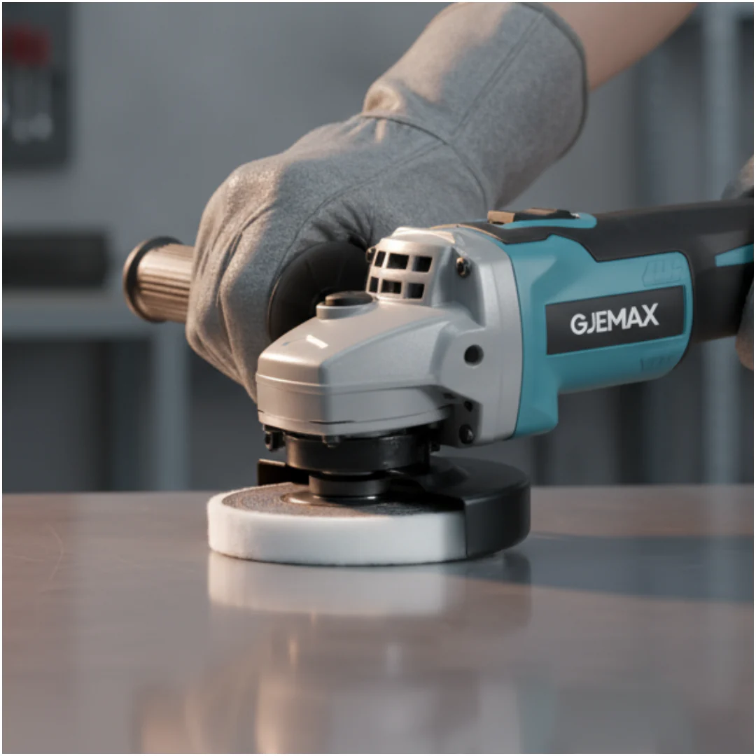 GJEMAX AKKU-WINKELSCHLEIFER 18V | 800W | Ø125MM - Image 4
